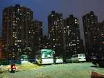 Moganshan parking by night